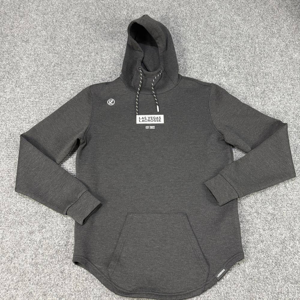 Legends Hoodie Mens Medium Gray Las Vegas Lacrosse EST 2022 Pullover Athletic